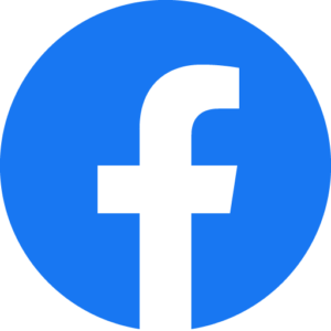 Facebook logo used as a link